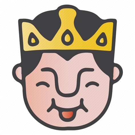 Avatar Emoji Emoticon Happy King Icon Download On Iconfinder