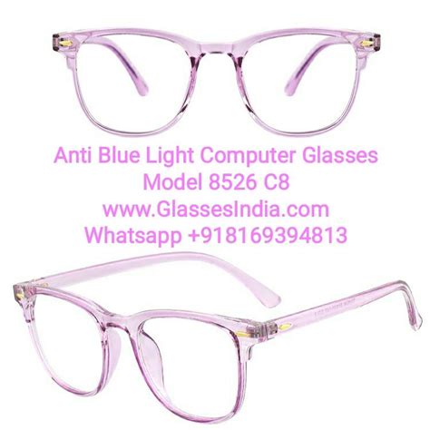 blue light blocking computer glasses m8526 c8 clear purple buy computer glasses online