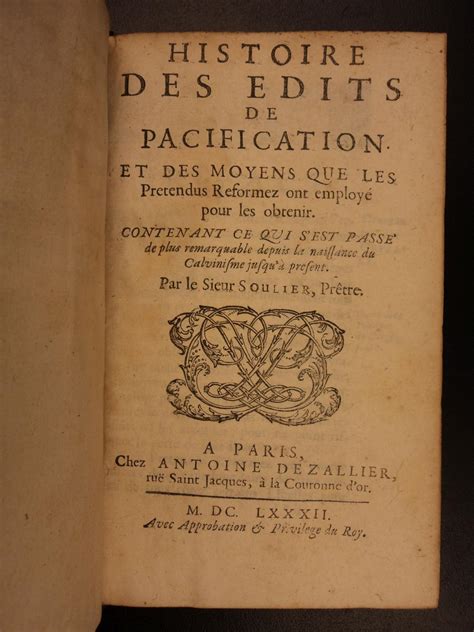 1682 Edict Of Nantes Protestant Reforms In Catholic France Huguenot