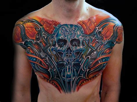 45 Best Biomechanical Tattoos Designs 2017 Collection