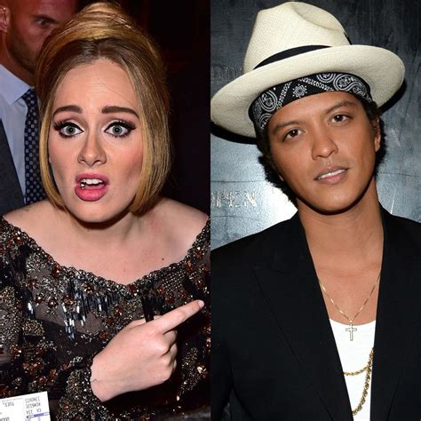 Bruno Mars Says Adele Was A Diva In The Studio At First