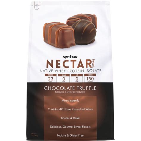 Nectar Protein Powder Chocolate Truffle 32 Serving Bag Syntrax