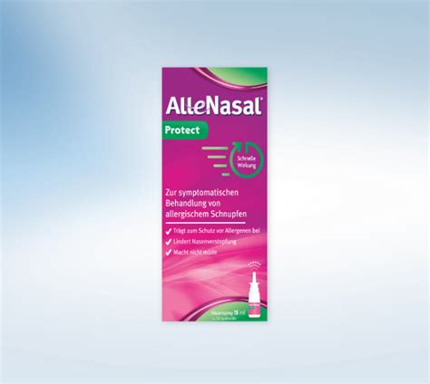 Allenasal Protect®nasenspray 15ml Hilfe Bei Pollenallergie