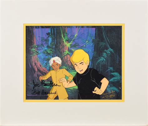 Jonny Quest And Hadji Production Cels From Jonny S Golden Quest Sold For Rr Auction