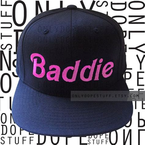 Baddie Snapback Flat Bill Cap Black Hat Women By Onlydopestuff 2490