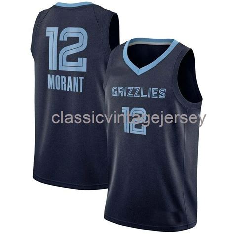 Custom Ja Morant 12 Jersey Stitched Mens Women Youth Xs 6xl Basketball