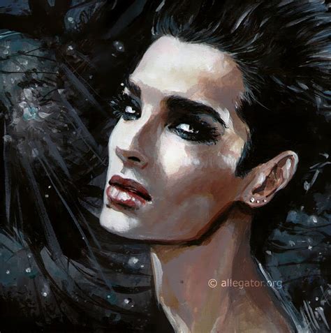 Tokio Hotel Malaysia FAN ART Amazing New Paintings Of Bill Kaulitz