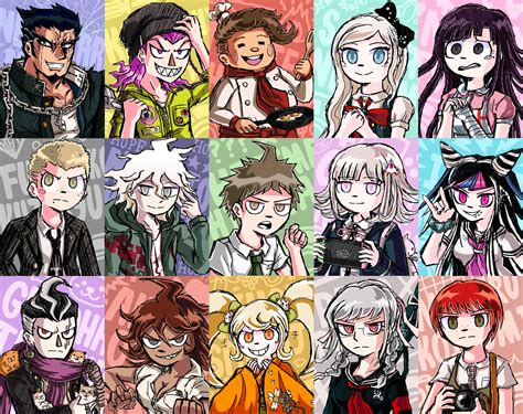 I Drew The Characters From Danganronpa 2 Goodbye Despair Danganronpa