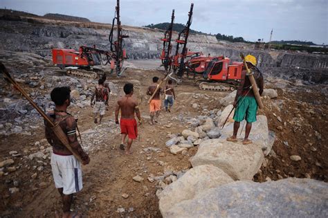 In Brazil Amazonian Indians Protest Hydroelectric Dam The Washington