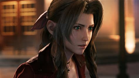 final fantasy vii remake aerith motion capture actress recorded long session with sephiroth s actor