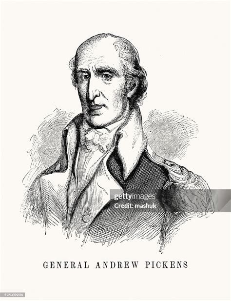 General Andrew Pickens High Res Vector Graphic Getty Images