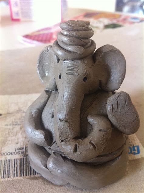 Ganesha Clay Ganesha Ganesh Idol Ganesha