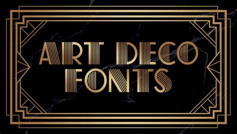 75 Best Art Deco Fonts Free Premium 2022 Hyperpix