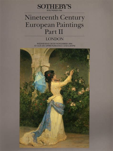 Nineteenth Century European Paintings Part Ii Auction Catalogs