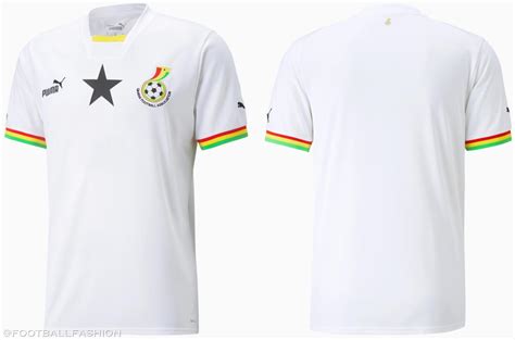 Ghana World Cup 2022 Puma Home Kit Football Fashion