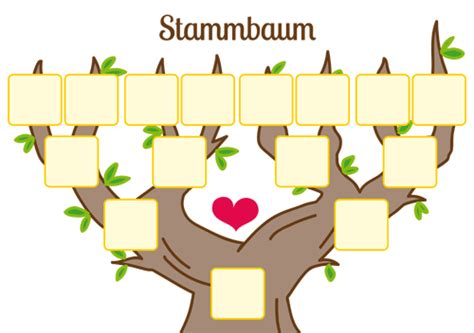 Familienstammbaum zum ausdrucken / stammbaum zeichnen vorlage : Stammbaum Vordruck
