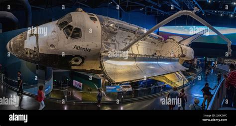 Cape Canaveral Fl Sep 10 2021 The Space Shuttle Atlantis On Display