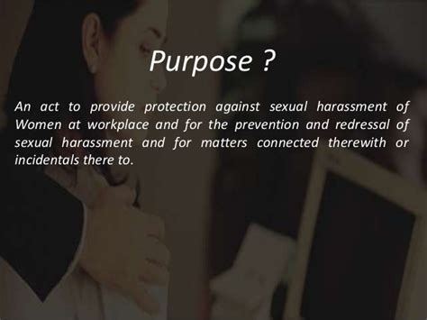 Sexual Harassment Of Women At Workplace Act 2013 Prepared By Ramesh