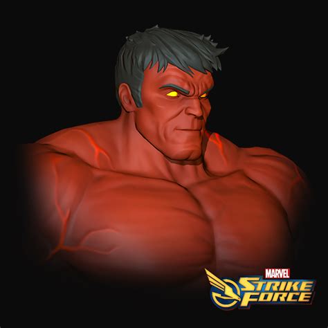 Artstation Marvel Strike Force Red Hulk