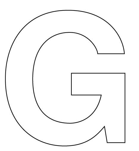 7 Best Images Of Large Printable Letter G Printable Alphabet Letters