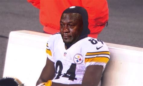 Antonio Brown Sad Face Gets Crying Jordan Treatment Larry Brown Sports