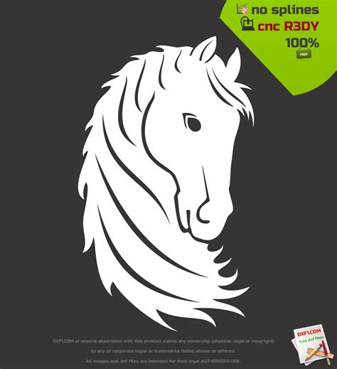Free Dxf Files For Cnc Machines Beautiful Horse Mane Dxf