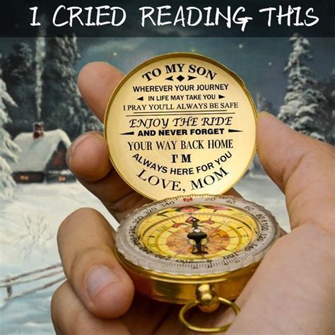 A Person Holding A Compass In Their Hand With A Poem Written On The