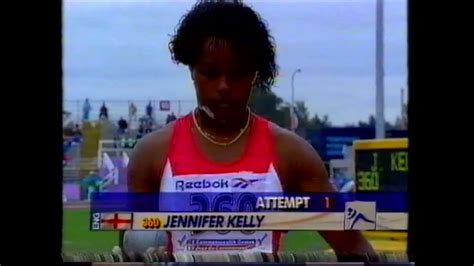 5133 Commonwealth Track And Field Heptathlon Shot Put Jennifer Kelly