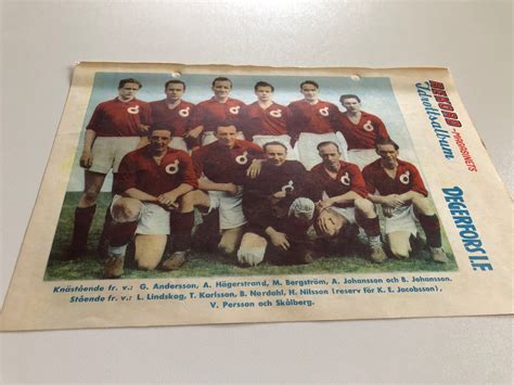 Uddlöst degerfors föll mot kalmar. Rekordmagasinet 1945 nr 19 Degerfors fotboll la ...