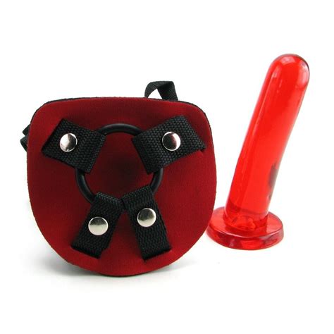 fetish fantasy first timers strap on red harness w dildo dong set 603912245400 ebay