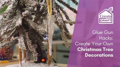 How To Create A Diy Hot Glue Gun Christmas Tree Decoration Glue Gun