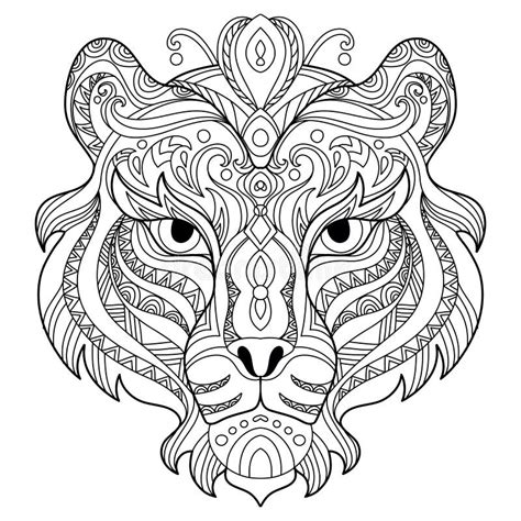 Adult Coloring Sheets Tiger Coloring Pages