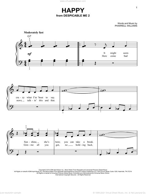 Sheet Music Beginner Piano F