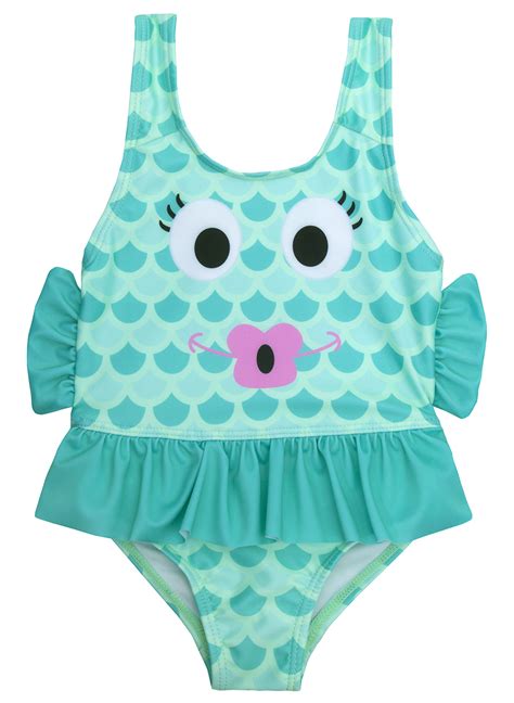 Girls Novelty Character Swimming Costume Cute Childrens Swim Suit Dress