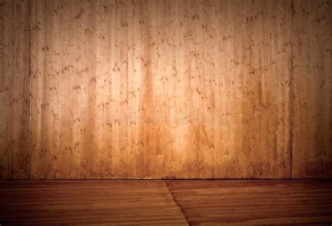 Empty wooden stage interior background royalty free stock image