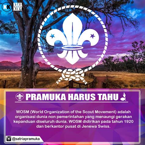 Pramuka Harus Tahu Apa Itu Wosm World Organization Of The Scout