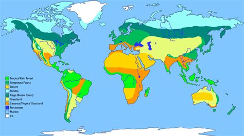 Climate Zones And Biomes Lesson 0111 Tqa Explorer