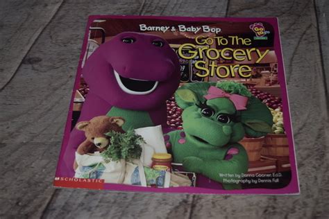 Barney Baby Bop Go To Grocery Store Book