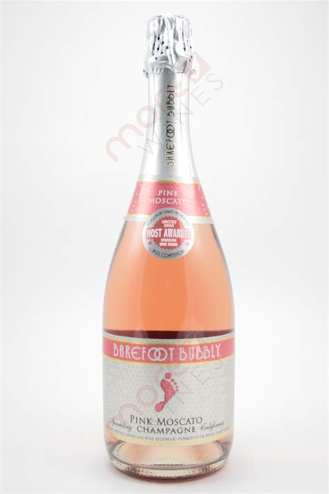 Barefoot Bubbly Pink Moscato Sparkling Wine 750ml Morewines