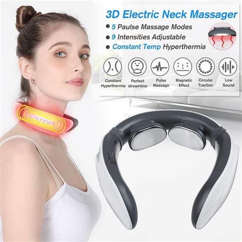 1pcs Cervical Impulse Massage Pain Relief Tool Magnetic Therapy Health
