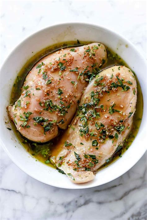 Let chicken marinate for at least 30 minutes. Balsamic Marinade Chicken | foodiecrush.com #balsamic # ...