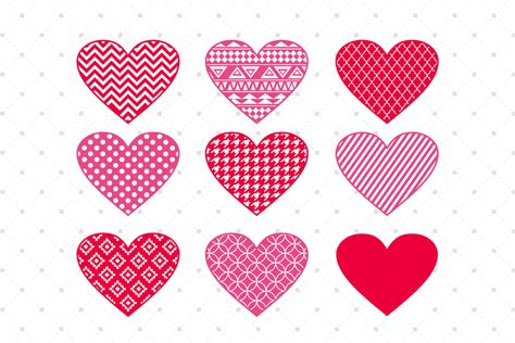Valentines Day Hearts Svg Cut Files 49998 Cut Files Design Bundles