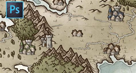 How To Draw A Fantasy Map In Photoshop Photoshop Archives Fantastic