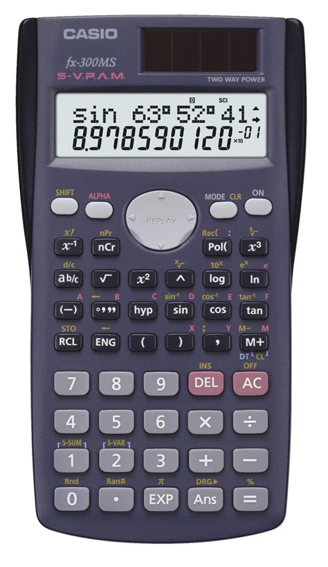 Casio Fx 300msplus 2 Scientific Calculator 10 Digit 2 Line Black