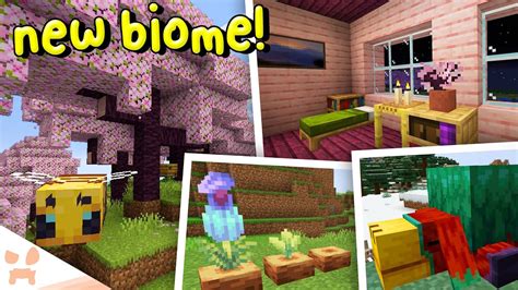 CHERRY BLOSSOMS Sniffer Leaks And More Minecraft 1 20 News YouTube