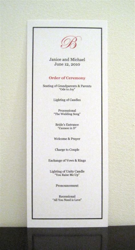 Maybe you would like to learn more about one of these? A to Z Wedding Stationery: Now Available: Two New Wedding Ceremony Program Designs