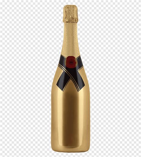 Champagne Bottles Gold And Black Wine Bottle Illustration Png PNGEgg