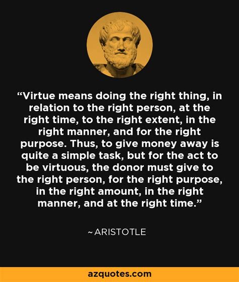 Aristotle Virtue Quotes