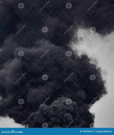 Black Smoke From A Fire Stock Photo Image Of Heat Accident 169296446