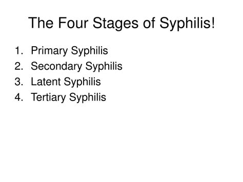 Ppt Syphilis Powerpoint Presentation Free Download Id529641